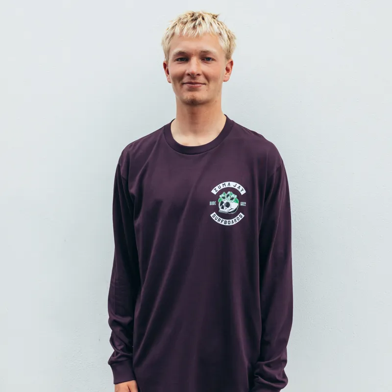 Zuma Jay Harlot Longsleeve T Shirt Plum-3